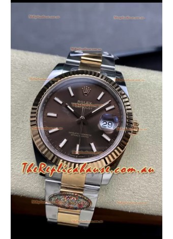 Rolex Datejust 126331 41MM ETA 3235 Swiss 1:1 Mirror Replica Watch in Rose Gold 904L Steel