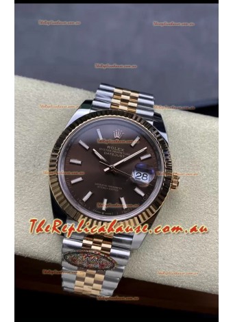 Rolex Datejust 126331 41MM ETA 3235 Swiss 1:1 Mirror Replica Watch in Rose Gold 904L Steel