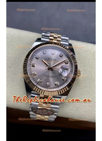 Rolex Datejust 126331 41MM ETA 3235 Swiss 1:1 Mirror Replica Watch in Rose Gold 904L Steel