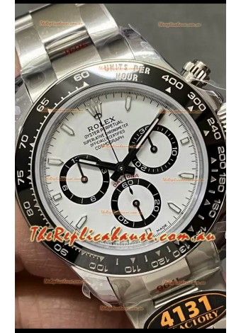 Rolex Cosmograph Daytona M126500LN White Dial Cal.4131 Movement - 904L Steel Watch