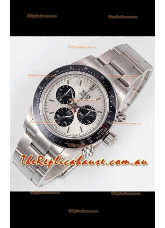 Rolex Daytona Super Clone BLAKEN Paul Newman Steel Dial Swiss Replica Watch - 4130 Movement