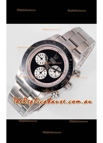 Rolex Daytona Super Clone BLAKEN Paul Newman Black Dial Swiss Replica Watch - 4130 Movement