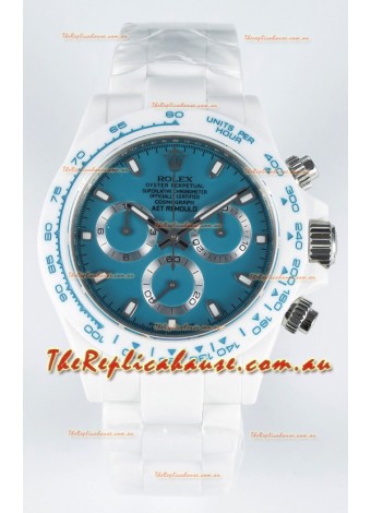 Rolex Daytona AET Remould Dark Blue Dial Full Ceramic Strap Watch in Cal.4130 Movement