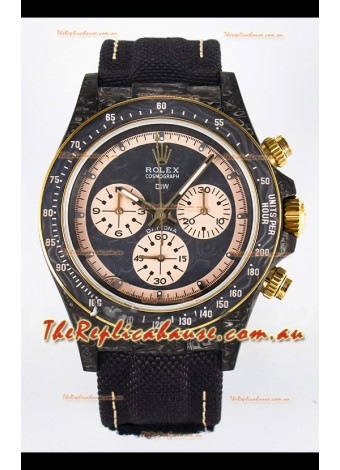 Rolex Daytona Super Clone DiW Edition Carbon Fiber Watch in Grey Dial - Cal.4130 Movement
