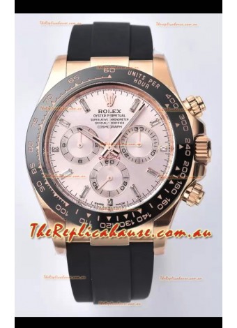 Rolex Cosmograph Daytona M116515ln-0061 Rose Gold Sundust Dial Original Cal.4130 Movement - 904L Steel Watch