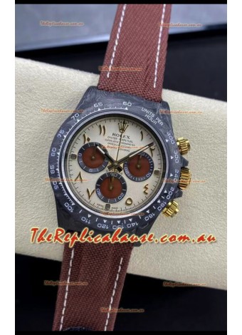 Rolex Daytona DiW Desert Eagle Arabic Edition Watch - Forged Cabon Casing 1:1 Mirror Replica