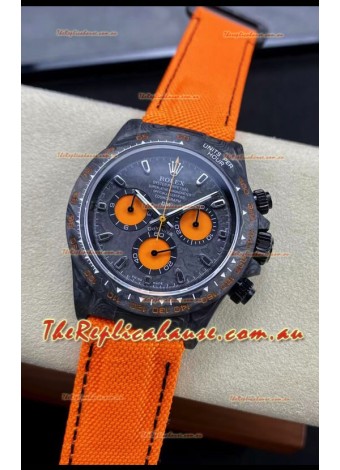 Rolex Daytona DiW Orange Carbon Edition Watch - Forged Cabon Casing 1:1 Mirror Replica