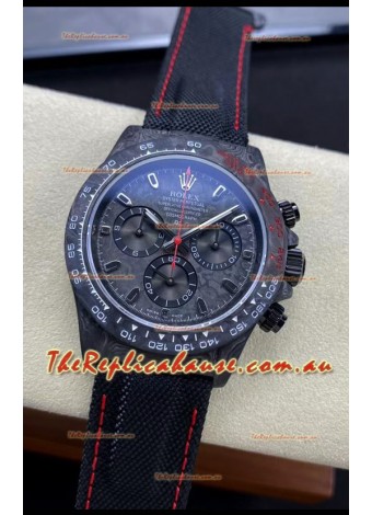 Rolex Daytona DiW All Black Carbon Edition Watch - Forged Cabon Casing 1:1 Mirror Replica