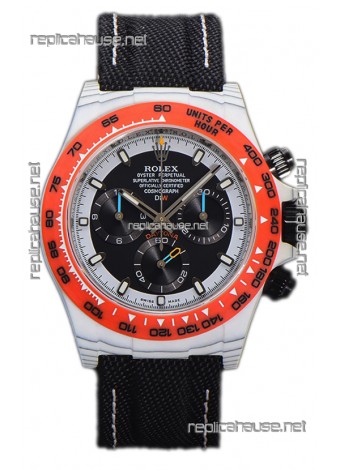Rolex Cosmograph Daytona DiW OCELLARIS Edition White Carbon Fiber Watch - Cal.4130 Movement