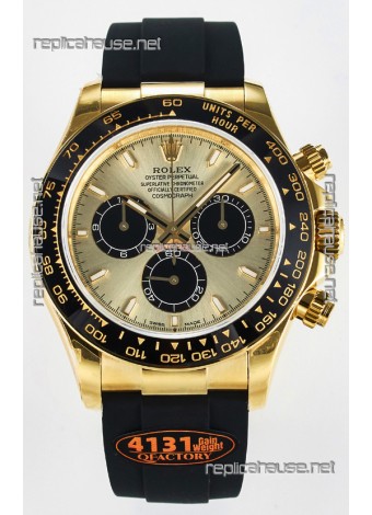 Rolex Cosmograph Daytona M126518 Yellow Gold Casing and Gold Dial Original Cal.4131 Movement