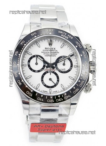 Rolex Cosmograph Daytona Panda 126500 White Dial Cal.4131 Movement - 904L Steel Watch