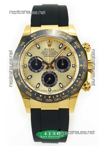 Rolex Cosmograph Daytona M126518 Yellow Gold Casing & Dial Cal.4130 Movement