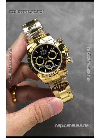 Rolex Cosmograph Daytona M126518 Yellow Gold Casing and Black Dial Original Cal.4131 Movement