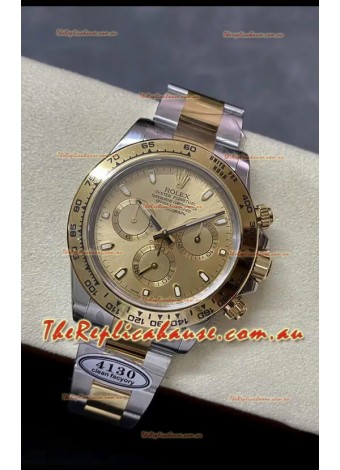 Rolex Cosmograph Daytona 116508 Yellow Gold Original Cal.4130 Movement - Improved Ultimate 904L Steel Watch