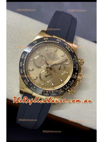 Rolex Cosmograph Daytona 116518LN-0037 Yellow Gold Original Cal.4130 Movement - 904L Steel Watch