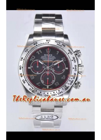 Rolex Cosmograph Daytona M116519 Original Cal.4130 Movement - 904L Steel Watch Black Dial