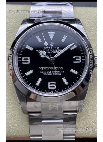 Rolex Explorer I M124270 Black Dial 36MM - 904L Steel in ETA 3230 Movement