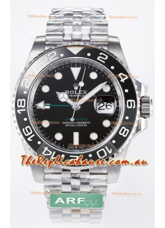 Rolex GMT Masters II Super Clone 126710GRNR "Bruce Wayne" 904L Jubilee Strap Steel Swiss Replica Watch
