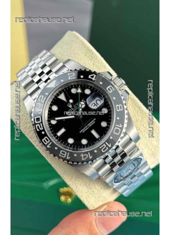 Rolex GMT Masters II 126710GRNR "Bruce Wayne" 904L Jubilee Strap Steel Swiss Replica Watch 