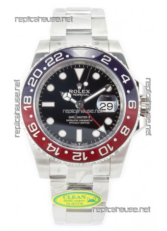 Rolex GMT Masters II 126710BLRO Cal.3285 72 Hours Power Oyster Strap Swiss Replica 904L Steel 
