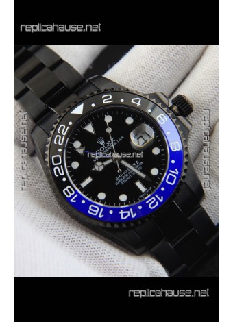 Rolex GMT Masters II Japanese Movement Replica Watch in PVD Casing 