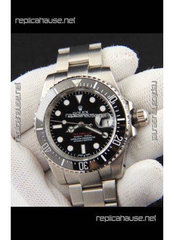 Rolex Sea Dweller Japanese Movement Replica Watch Black Dial 43MM