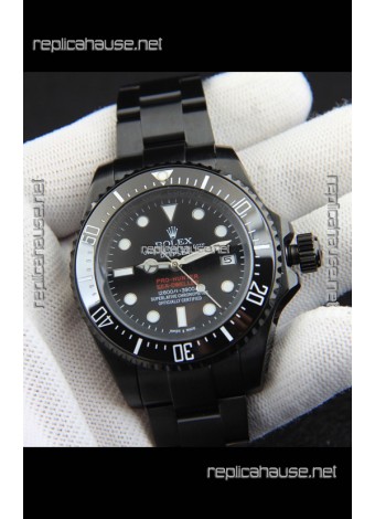Rolex Sea Dweller Japanese Movement Replica Watch Black Dial 44MM