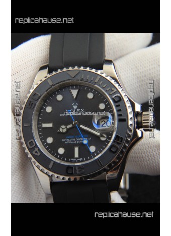 Rolex Yachtmaster Stainless Steel Japanese Replica Watch - 40MM Grey Dial
