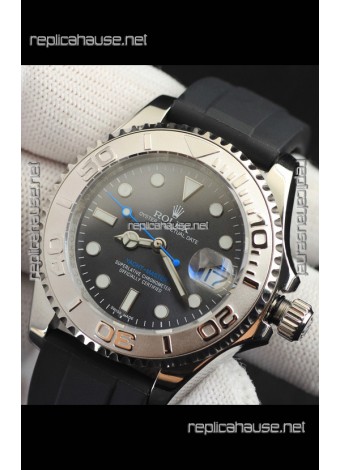 Rolex Yachtmaster Stainless Steel Japanese Replica Watch - 40MM Grey Dial