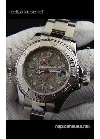 Rolex Yachtmaster Stainless Steel Japanese Replica Watch - 40MM - Grey Dial 