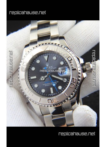 Rolex Yachtmaster Stainless Steel Japanese Replica Watch - 40MM - Grey Dial 