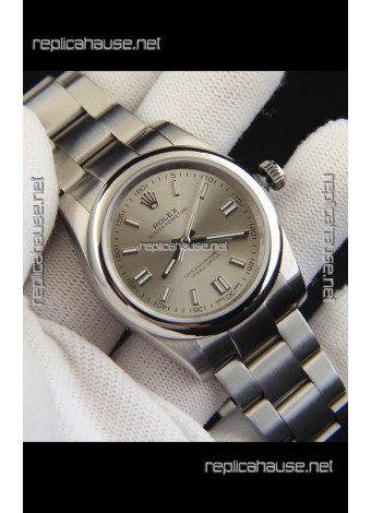 Rolex Oyster Perpetual Japanese Movement Replica Watch 36MM - Grey Dial
