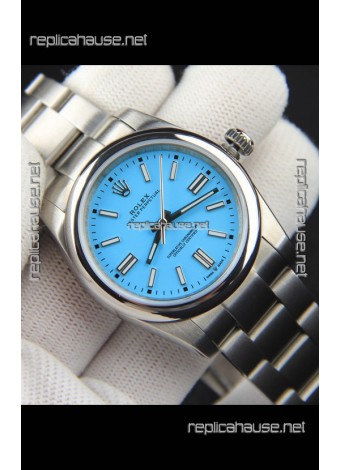 Rolex Oyster Perpetual Japanese Movement Replica Watch 36MM - Tiffany Blue Dial