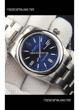 Rolex Oyster Perpetual Japanese Movement Replica Watch 36MM - Blue Dial