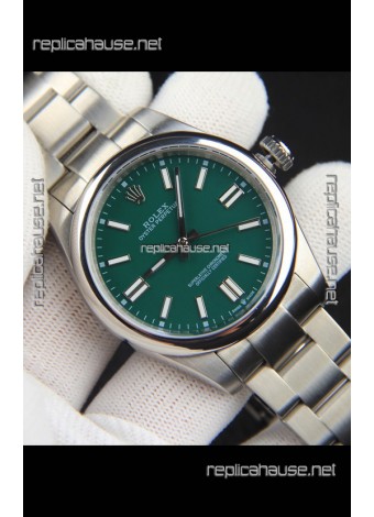 Rolex Oyster Perpetual Japanese Movement Replica Watch 41MM - Green Dial