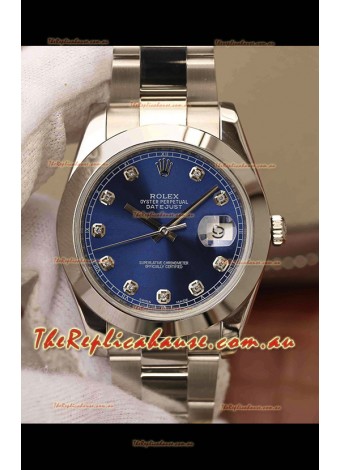 Rolex Datejust 41MM Cal.3135 Movement Swiss Replica Watch in 904L Steel Two Tone Grey Dial