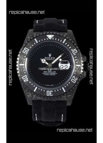 Rolex Sea-Dweller DiW Edition 43MM Carbon Bezel Swiss Replica Watch - 1:1 Mirror Replica