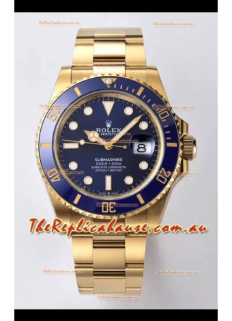 Rolex Submariner 41MM Date Ceramic Gold m126618lb - Replica 1:1 Mirror - Ultimate 904L Steel Watch