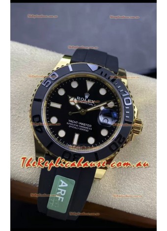 Rolex Yachtmaster m126655 Yellow Gold 42MM Cal.3135 Swiss 1:1 Ultimate 904L Steel Watch