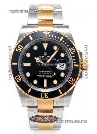 Rolex Submariner 41MM Date Ceramic Two Tone 126613LN - Replica 1:1 Mirror - Ultimate 904L Steel Watch