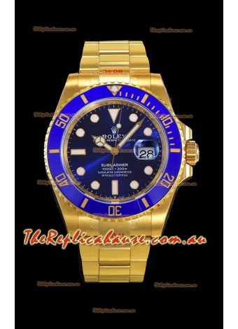 Rolex Submariner 41MM Gold 126618LB - Replica 1:1 Mirror - Ultimate 904L Steel Watch