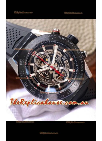 Tag Heuer Carrera Heuer 01 Swiss Replica Watch in Steel Casing
