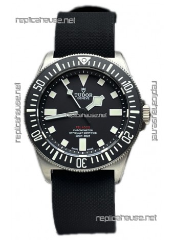 Tudor Pelagos FXD Titanium Casing 1:1 Mirror Replica Black Dial in Black Nato Strap