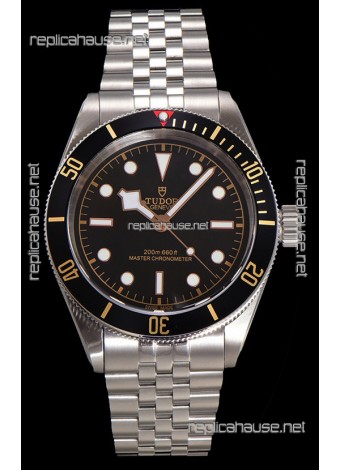 Tudor Black Bay Super Clone Edition Black Dial Swiss Replica Watch 