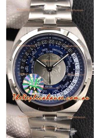 Vacheron Constantin Overseas World Time Edition Blue Dial Swiss Replica Watch 