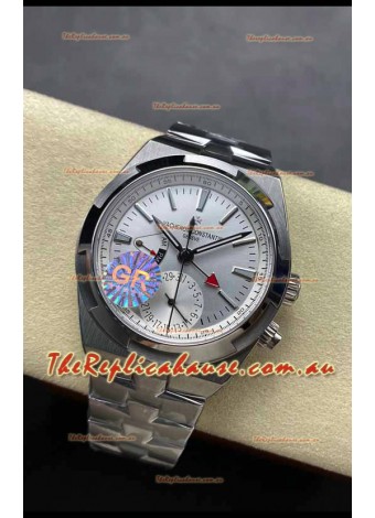 Vacheron Constantin Overseas Dual Time Stainless Steel  1:1 Mirror Swiss Replica Steel Dial