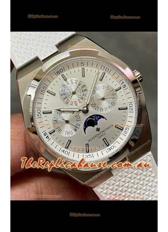 Vacheron Constantin Overseas Perpetual Calendar Ultra-Thin Steel Dial with Steel Strap