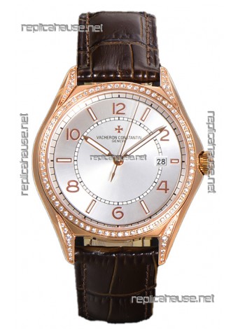 Vacheron Constantin Fiftysix Edition 904L Steel Rose Gold  1:1 Mriror Replica Steel Dial