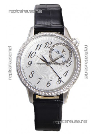 Vacheron Constantin Egerie Muse 904L Steel Casing in White Dial Swiss Replica Watch 