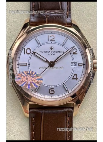 Vacheron Constantin Fiftysix Edition Rose Gold Steel 1:1 Mriror Replica White Dial 
